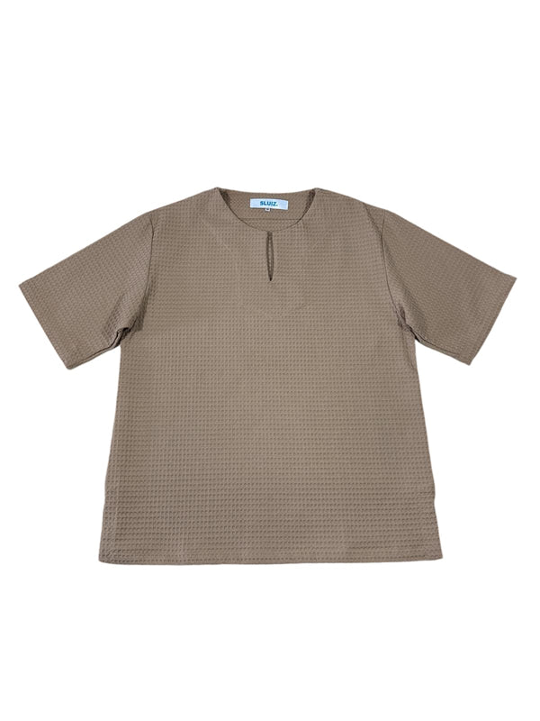 Small waffle hindi shirt beige