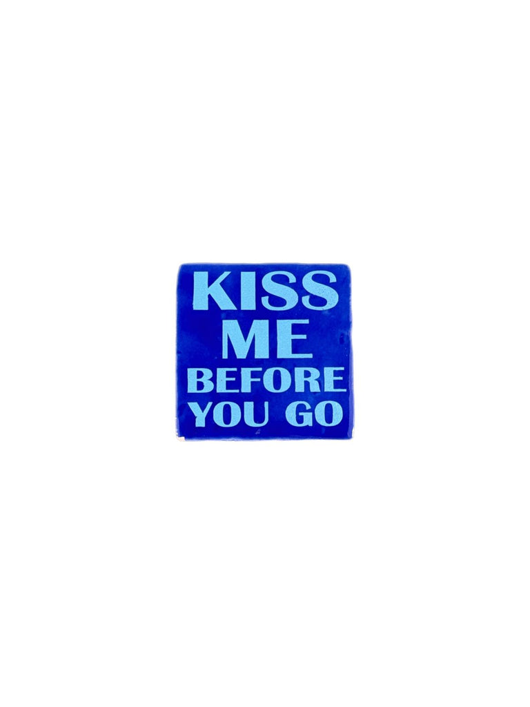 Kiss me ceramic tile