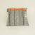 Fringe black & white cushion